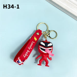 Nuevo superhéroe Venom 3 llavero Deadly <span class=keywords><strong>Guardian</strong></span> llavero pequeño regalo al por mayor bolsa muñeca colgante - Product Image 2