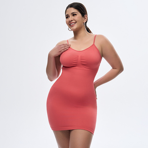 Plus Size Wholesale 2024 <strong>Best</strong> Hourglass Cupped Body Shaper Women Tummy Control Full Slip With Bras Fajas Seamless Shape <strong>Dress</strong> - Product Image 1