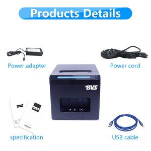 Fournisseur personnalisé Impresora Termina 80mm Terminal Receipt Printer 160 mm/s POS Imprimante de cuisine avec plusieurs interfaces - Product Image 3