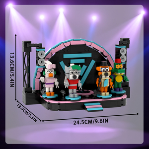 <span class=keywords><strong>FNAF</strong></span> Five Nights at Freddy's Rock Stage con 4 Monstruos Divertidos, Set de Construcción de Bloques, Set de Juego, Figura de Acción, Modelo de Juguete - Product Image 4