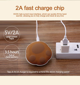 Mini lampe de poche LED Rechargeable, portable, hiver, 5000mah, USB, chauffe-main, batterie externe - Product Image 5