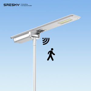 SRESKY LED Solar-Straßenlampe für Außenbereich, Wasserdicht, Integrierte Solar-Straßenbeleuchtung mit Bewegungssensor - Product Image 1