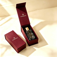 Coffret Cadeau Portable Magnétique Personnalisé avec Couvercle Rabattable et Gaufrage pour Emballage de Parfums d'Aromathérapie et de Soins de la Peau