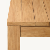 BELVEDEREE Produit d'usine Chaise de bar en teck pour hôtel de plein air Ensemble de bar de jardin Terrasse d'hôtel Table de bar à plate-forme haute en bois massif