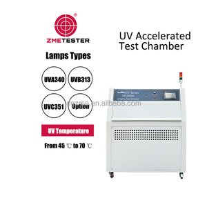 Envejecimiento UV de tela de arco climático ultravioleta compatible con ISO 4892-1 para cámara de prueba Envejecimiento acelerado de 220V para equipos de prueba 1 año W - Product Image 2