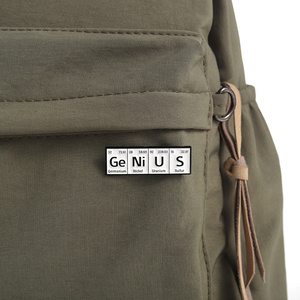 Alfileres de esmalte de elementos químicos personalizados <span class=keywords><strong>PO</strong></span> W ER GE NI U S Punk broches insignias de solapa tema joyería regalo para estudiantes amigos - Product Image 3