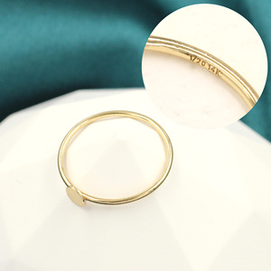 Classic KUMOKUMO 925 Sterling Silver Non-Tarnish Disc Stacking Ring for Women <strong>America</strong> Origin <strong>Jewelry</strong> Making <strong>Supplies</strong> - Product Image 6