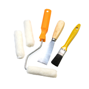 El juego de <span class=keywords><strong>rodillos</strong></span> de pintura profesional de 6 uds incluye 3 cubiertas de <span class=keywords><strong>rodillos</strong></span> 2 asas bandeja de plástico - Product Image 6