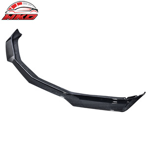 Compatible con Chevrolet Camaro LT y RS 2016-2018, Labio de Parachoques Delantero Estilo ZL1, Fibra de Carbono con Acabado Hidrográfico (Brillante/Liso) - Product Image 3