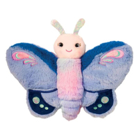 Boneka Jari Kupu-kupu Skyla Periwinkle Desain Kartun Baru yang Mirip Asli, Mainan Hewan Boneka Lembut untuk Bercerita dan Bermain Peran