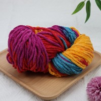 Hotsell Chenille Yarn for Blankets Soft Matte Velvet Baby Yarn Blanket Knitting and Crocheting Bulky Yarn
