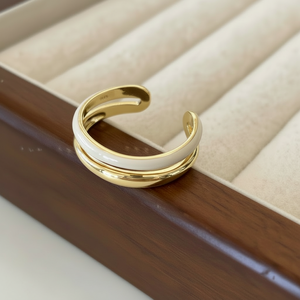 All'ingrosso Tending Titanium Punk Anelli di Moda per le Donne a Cuore di Ragno Design Taglio di Diamante Regolabile Apertura di Vendita Caldo Gioielli - Product Image 2