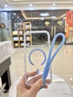 Étui de téléphone magnétique de haute qualité 2,0 mm pour iPhone 15 Pro Max Plus, coque arrière en PC TPU acrylique avec emballage de vente au détail et chaîne de transport