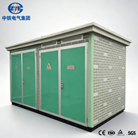 Subestación Trifásica Tipo Caja de Tamaño Personalizado, Quiosco de Alto Voltaje para Fábrica, Taller, Diseño de Suministro de Energía Industrial Temporal
