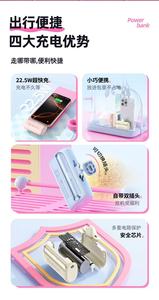 JOYROOM พาวเวอร์แบงค์ขนาดเล็ก 22.5W รุ่น Mini Capsule พร้อมสายชาร์จในตัว หน้าจอ LED แสดงผล ชาร์จเร็ว พกพาสะดวก - Product Image 2