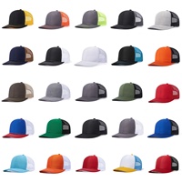 Gorra Trucker de 6 Paneles de Color Sólido con Malla 112, Bordado 3D, Transpirable y Ligeramente Curvada para Verano - Venta Directa de Fábrica
