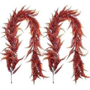 Fougère Artificielle Murale 180cm, Feuillage Artificiel, Décoration Bohème pour la Maison, Accessoires de Mariage pour Patio Extérieur, 4 Pièces - Product Image 1