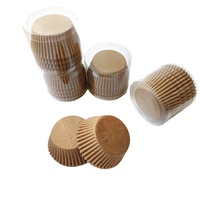 40g de papier sulfurisé imperméable de qualité alimentaire pour moules à cupcakes, moules à pâtisserie en papier