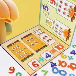 Outil éducatif pour l'apprentissage des symboles, matériel pédagogique pour la maternelle, livre de nombres magnétiques - Product Image 5