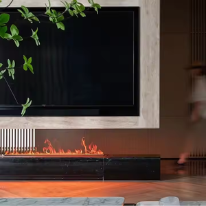 Llamativa chimenea de Vapor Eléctrica de diseño moderno para uso doméstico y de oficina con efecto de llama realista - Product Image 6