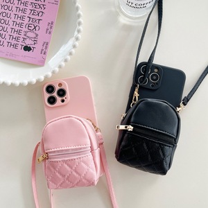 Per <span class=keywords><strong>iPhone</strong></span> <span class=keywords><strong>14</strong></span> <span class=keywords><strong>portafoglio</strong></span> a tracolla con cinturino Flip Cover in pelle PU con porta carte di credito custodia posteriore morbida - Product Image 1