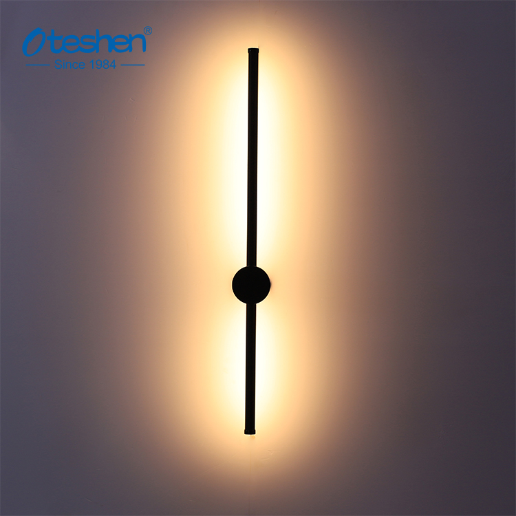 elegant slim long tube LED modern indoor led washer wall light scone light led wall light indoor for living room