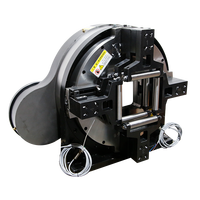 LINGMAN Mandrin de précision pour laser CNC Mandrin de tour F130DF Mandrin avant pour coupe-tube pour la découpe et le soudage laser des métaux