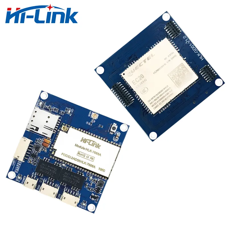 지능형 가정용 HLK-GD01 4G 넷콤 무선 라우팅 모듈 MT7688A + EC20 고효율 4G/넷포트/WIFI 상호 연결
