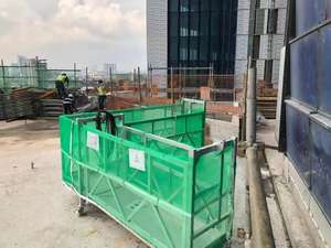 Cuna <span class=keywords><strong>de</strong></span> <span class=keywords><strong>limpieza</strong></span> <span class=keywords><strong>de</strong></span> cuerda <span class=keywords><strong>de</strong></span> alambre <span class=keywords><strong>de</strong></span> plataforma <span class=keywords><strong>de</strong></span> trabajo suspendida ZLP 630 para trabajo <span class=keywords><strong>en</strong></span> <span class=keywords><strong>altura</strong></span> - Product Image 2