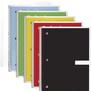 Ban đầu Tạp Chí Chủ Đề Máy tính xách tay với rộng quy tắc 40 tấm xoắn ốc ràng buộc nhựa bìa và vi đục lỗ tấm - Product Image 4