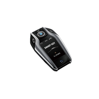 LCD ekran ile modifiye butik akıllı uzaktan araba anahtarı bmw için tek anahtar başlangıç fonksiyonu ile tüm orijinal arabalar için uygun