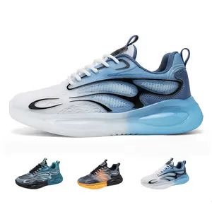 Moda Design Homens Sneaker Respirável Personalizado Malha Esporte Sapatos Mens Casual Walking Shoes