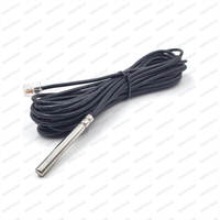 Super étanche travail dans l'eau SS316 Tube bouchon d'injection étanchéité Flexible plat TPE câble 5M sonde de température DS18B20