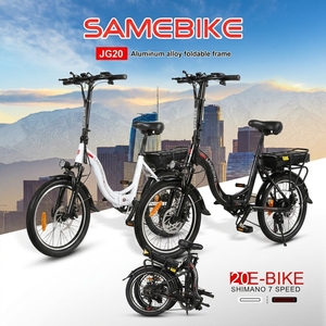 แบตเตอรี่ลิเธียมสำหรับจักรยานไฟฟ้า <span class=keywords><strong>SAMEBIKE</strong></span> จากคลังสินค้าจีน 36V 12Ah รองรับ OEM <span class=keywords><strong>350W</strong></span> จักรยานไฟฟ้าในเมือง รุ่น JG20 - Product Image 2