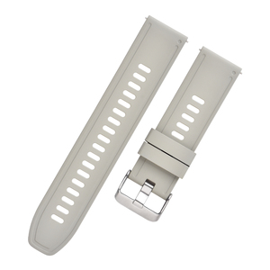 Cinturino di Ricambio in Gomma di Lusso a Sgancio Rapido per Smartwatch, Morbido <span class=keywords><strong>e</strong></span> Traspirante, per Uomo <span class=keywords><strong>e</strong></span> Donna - Product Image 3