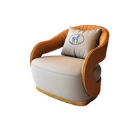 Juego de Mesa de Centro y Sofá de Cuero de Lujo para Negocios, Oficina, Hotel, Apartamento, Sala de Estar, Dormitorio, Hospital, Diseño Moderno
