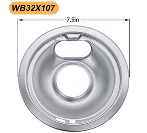 Juego de bandejas cromadas <span class=keywords><strong>DYD</strong></span> WB32X106 y WB32X107 para elementos calefactores de horno, uso en estufas/hornos eléctricos, accesorio para electrodomésticos. - Product Image 5