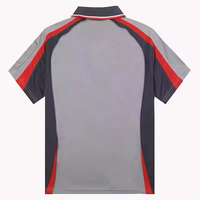 Uniforme Polo de Manga Corta con Botones y Logotipo Personalizado Bordado, Servicios de Logística Deportiva, Uniforme para Personal con Tecnología Dry-Excel que Absorbe la Humedad