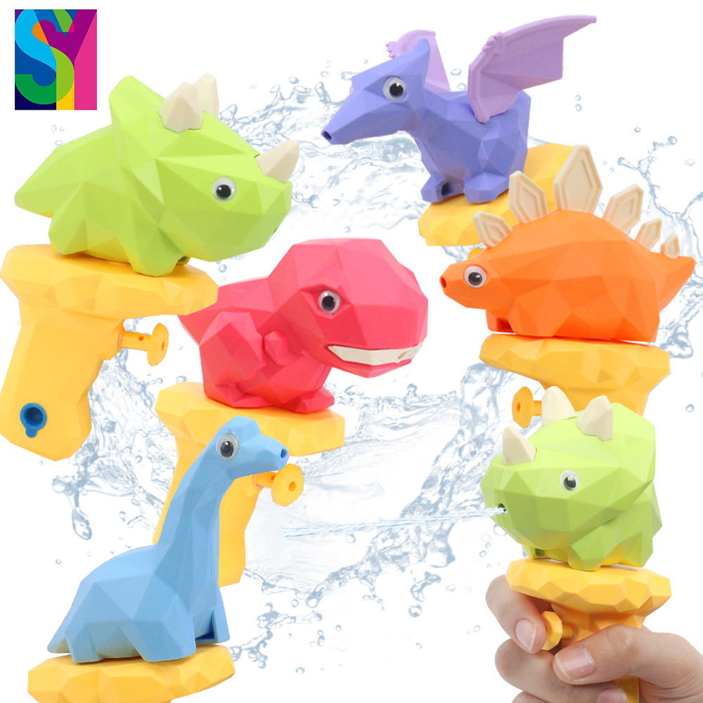 SY Kids Dinosaur Dino Water Gun Pistols Water Spray Toy Guns Plastic Outdoor Water Gun Toys