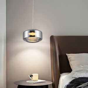 Top bán hiện đại thay đổi độ sáng Glass Trần Đèn treo Home nhà bếp biệt thự <span class=keywords><strong>led</strong></span> pendant Lights đèn chùm - Product Image 3