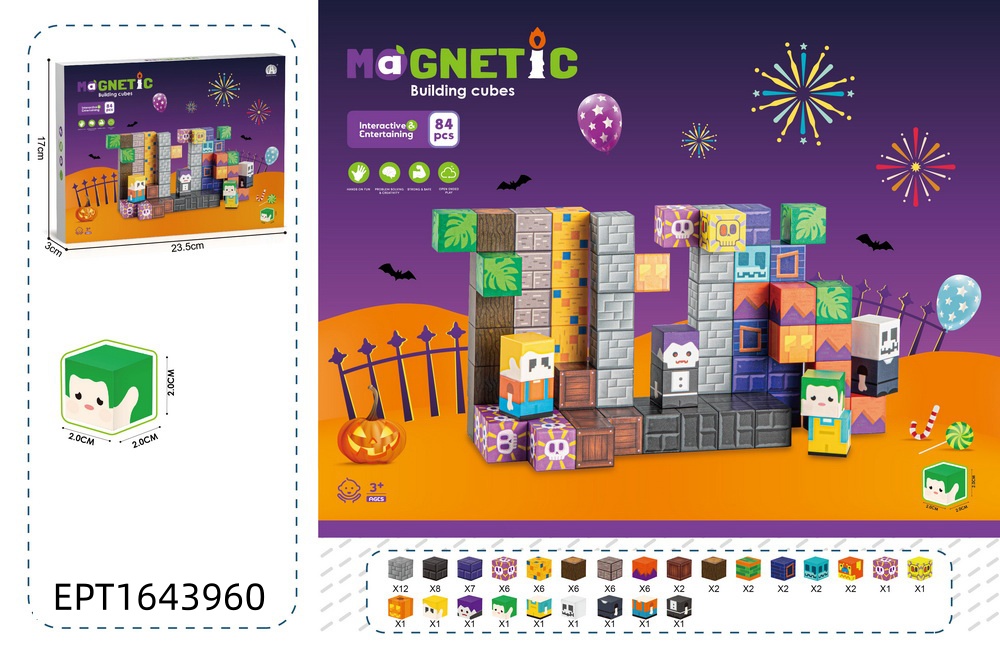 EPT1643960 JUGUETES MAGNÉTICOS DE 2CM 84PCS -48pcs/ctn