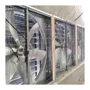 Good Quality Automatic Galvanized EM Series Ventilation Exhaust Axial Flow Fans for Poultry Farm
