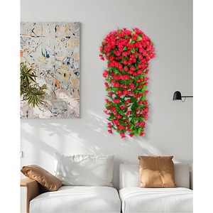 <span class=keywords><strong>Fleur</strong></span> artificielle murale en forme de trompette de gloire du matin, décoration de mariage, de balcon ou de maison - Product Image 3
