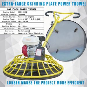 Heavy Duty Concrete Power Trowel DMR1000N for Large Area <b>Floor</b> <b>Polishing</b> - Product Image 1