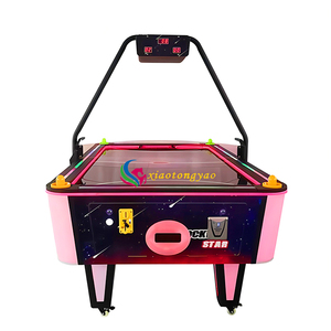 Table de hockey sur air à monnayeur pour 2 joueurs, usage domestique et commercial, garantie 1 an, version anglaise, à prix abordable - Product Image 1