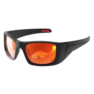 Lunettes de soleil polarisées de haute qualité pour le golf, la randonnée et la pêche, Oculos De Sol pour hommes, antidérapantes, à monture intégrale, avec étui, protection UV - Product Image 4
