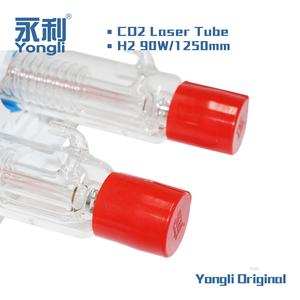 Novo Produto Yongli 40w 50w 70w 80w 100w 130w 150w Tubo De Vidro Do Laser Do <span class=keywords><strong>CO2</strong></span> para A Máquina De Corte - Product Image 5