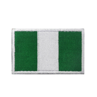 Patchs personnalisés brodés drapeaux de tous les pays d'Afrique, avec attaches auto-agrippantes, logos pour brassards, à coudre ou thermocollants