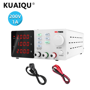 Kuaiqu SPPS-S2001 LiFePO4 pin Adapter 24V 36V 48V 72V phòng thí nghiệm DC Cung Cấp Điện 200V 1A 200W thiết bị điện tử thử nghiệm - Product Image 1
