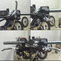 Leviers de frein pliables à 360° anti-chute fabriqués en Chine continentale pour une utilisation hors route modifiée, compatibles avec Surron Ultra Bee